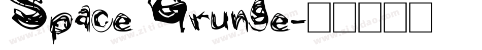 Space Grunge字体转换